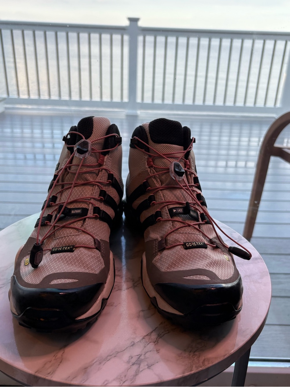 Adidas Women's Trail Shoes - Pink and Black